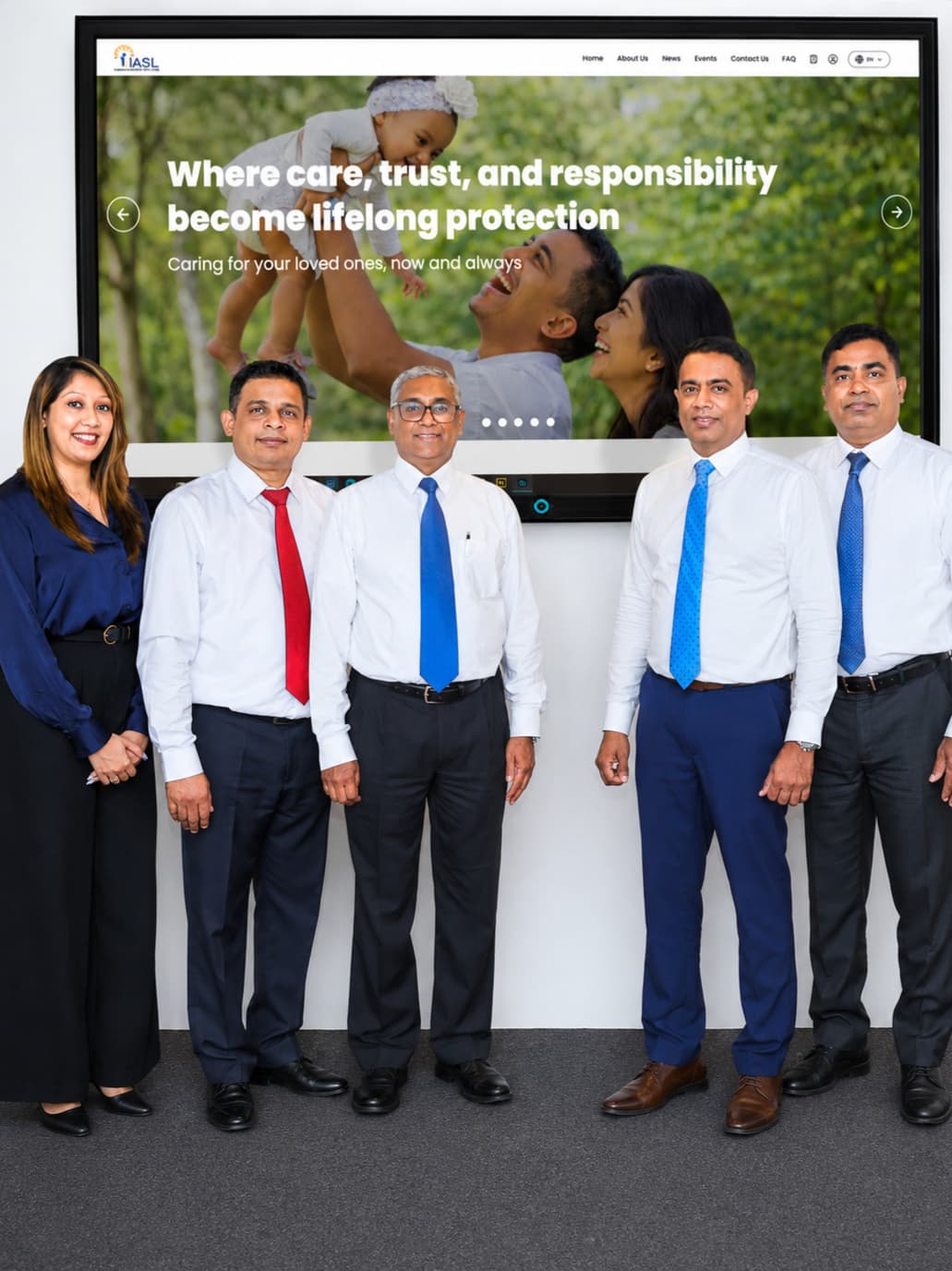 IASL leaders and industry executives at the launch of the association’s new digital platform